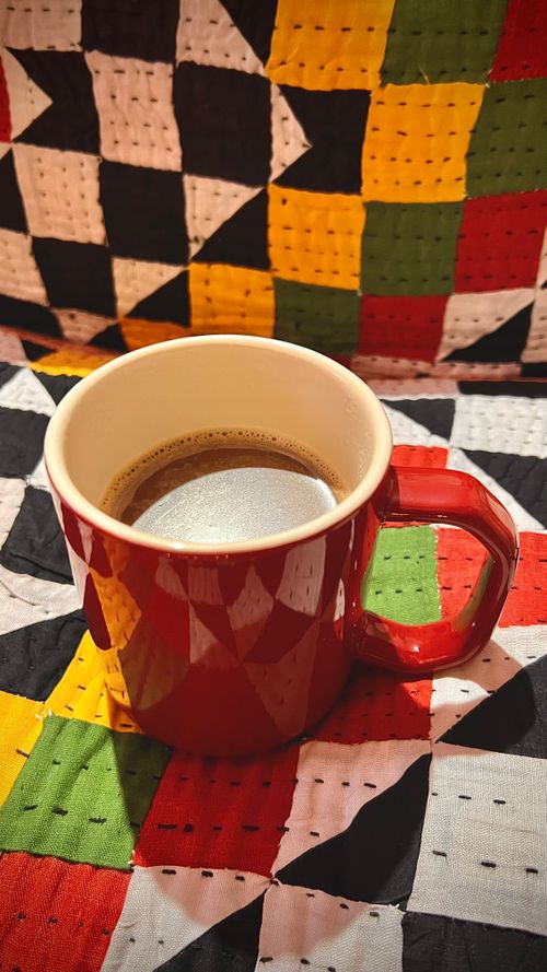 Free stock photo of ceramic cup, coffee, red cup Stock Photo