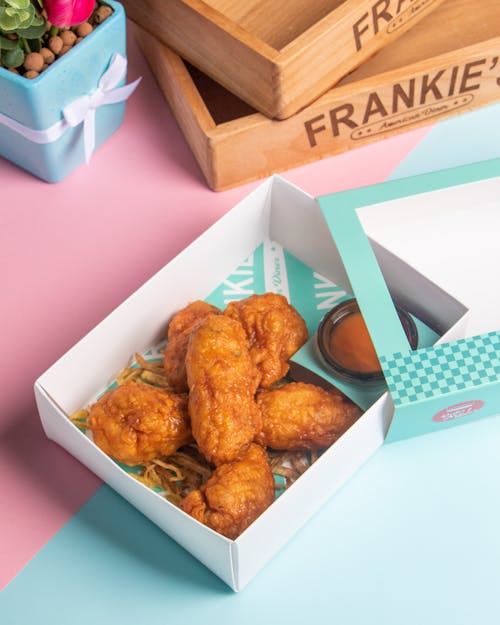 Delicious Fried Chicken in a Box