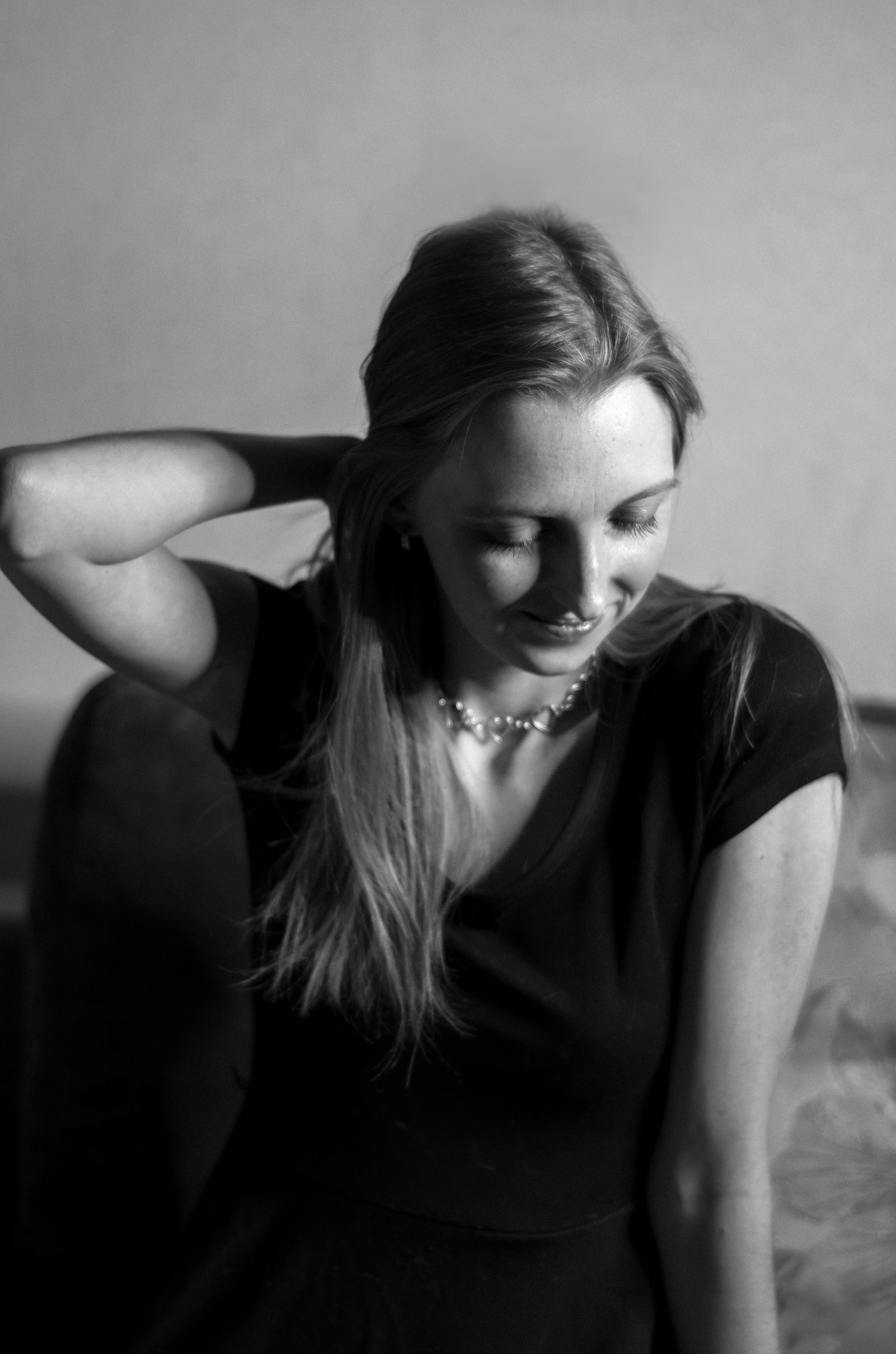 Black and White Portrait of a Woman · Free Stock Photo