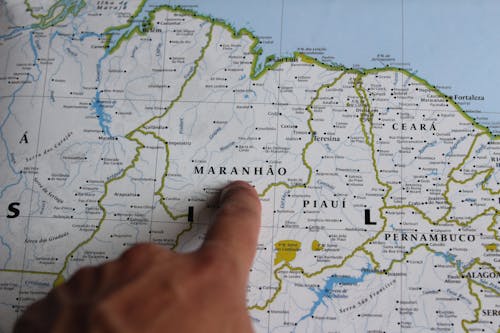 Free stock photo of brazil, brazil s map, map