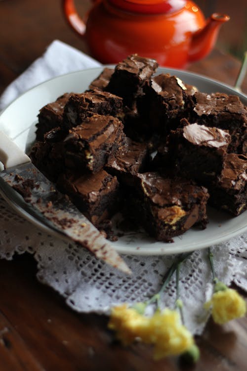 Gratis stockfoto met brownie, cake, chocolade