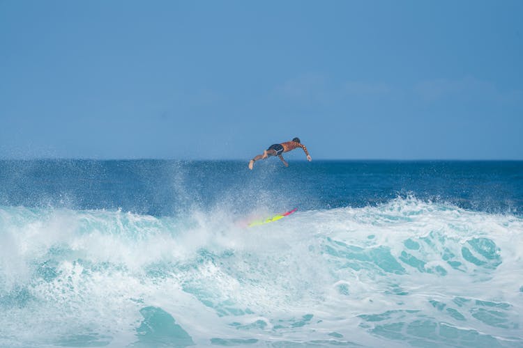 Surfer In Sea