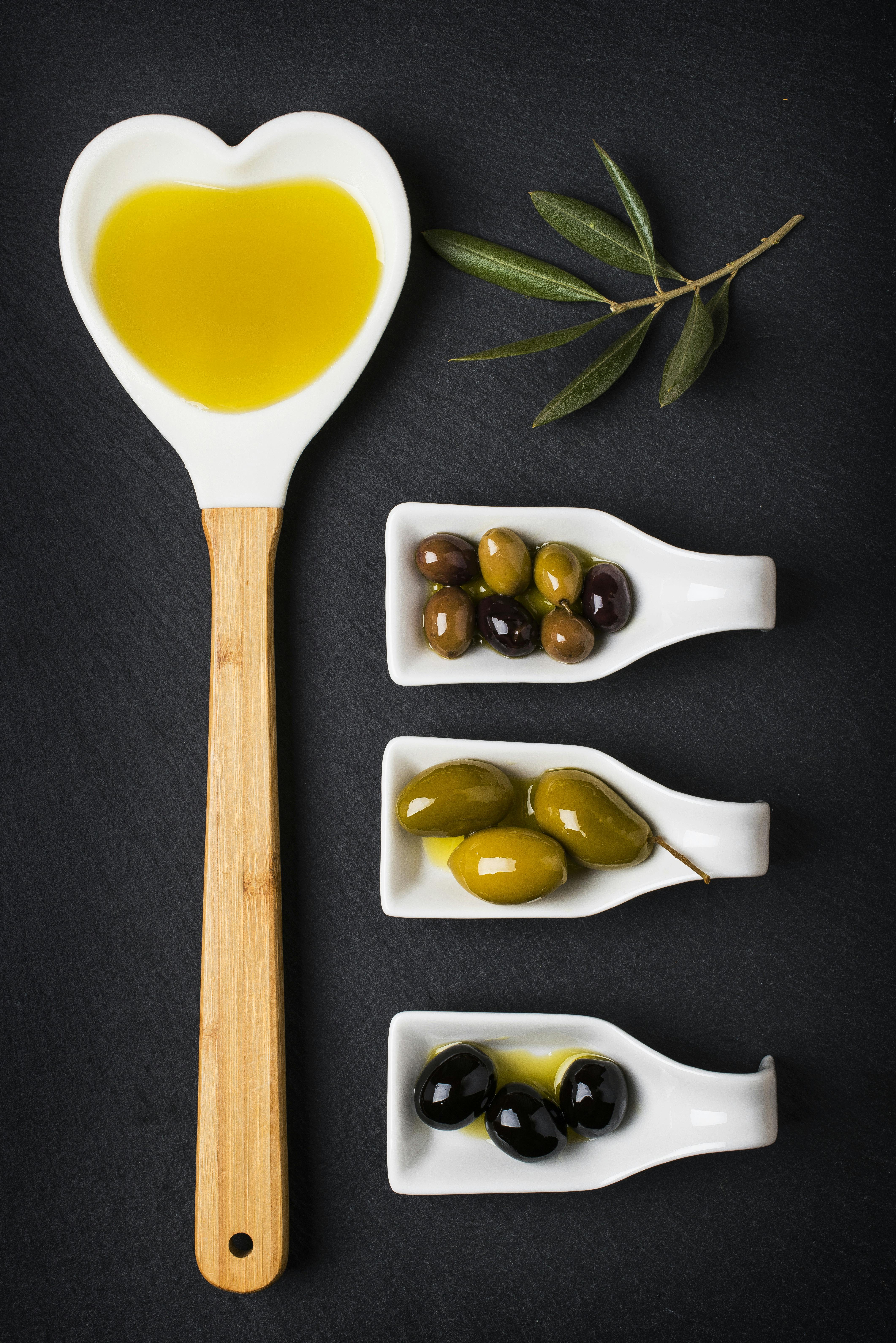 Olives Beside Oil