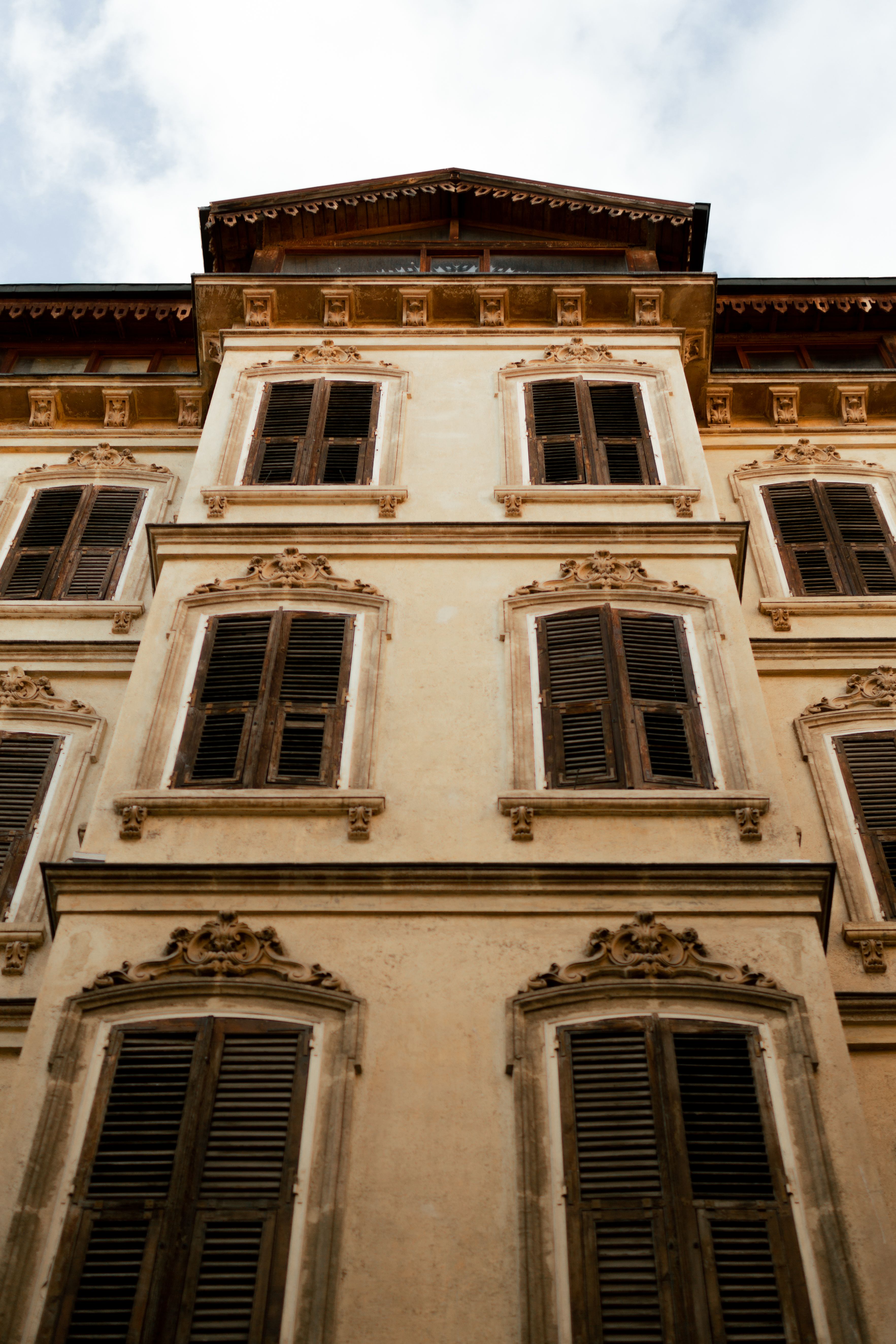 Shutters in Building Windows · Free Stock Photo