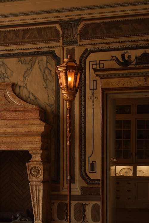Základová fotografie zdarma na téma detail, lampa, stěny