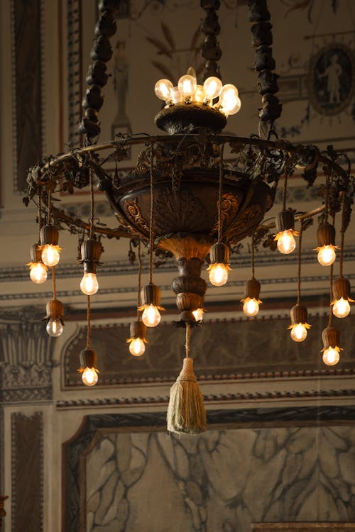 Close up of Decorated Chandelier