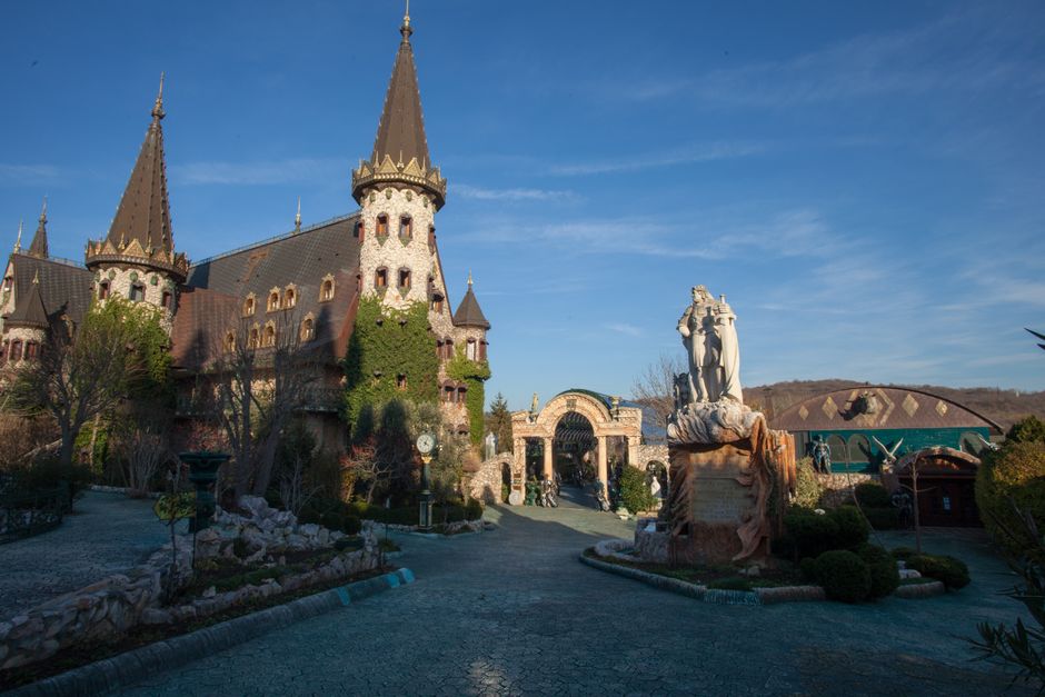 Explore the magical architecture of Ravadinovo Castle in Bulgaria.