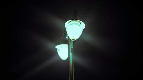 Teal Blue Lamp