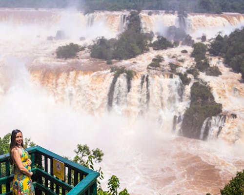 Grávida nas Cataratas do Iguaçu