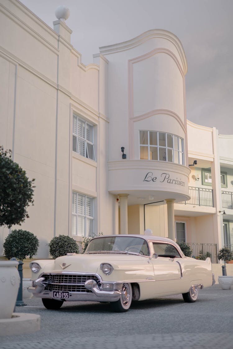 Vintage Car Near Building