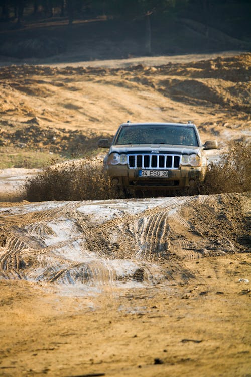 คลังภาพถ่ายฟรี ของ 4x4, grand cherokee, ชนบท