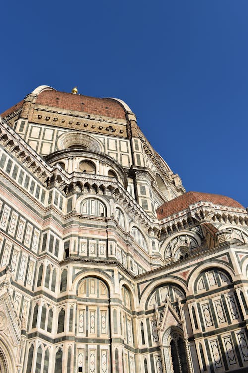 Foto profissional grátis de arquitetura gótica, céu azul, Florença