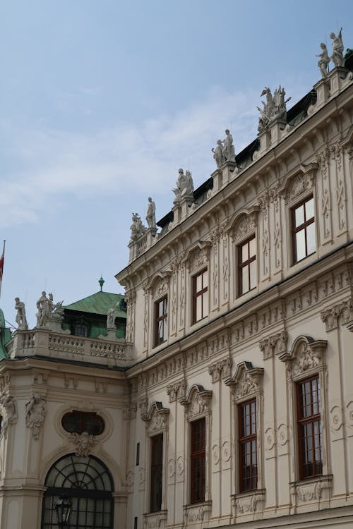 Fotobanka s bezplatnými fotkami na tému barokovej architektúry, belvedere, fasáda