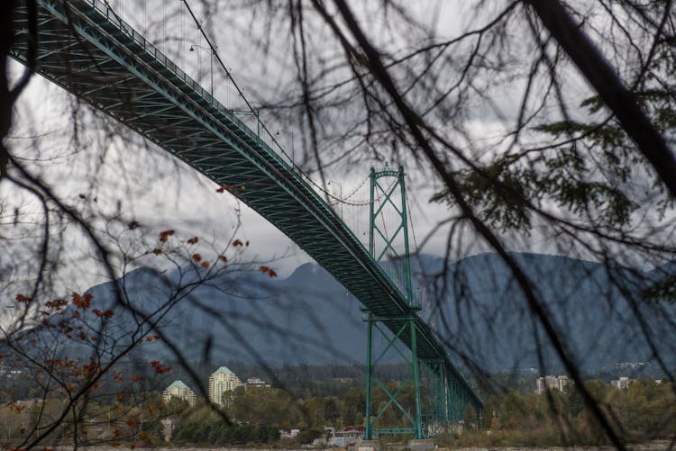 Lions Gate Bridge In Vancouver