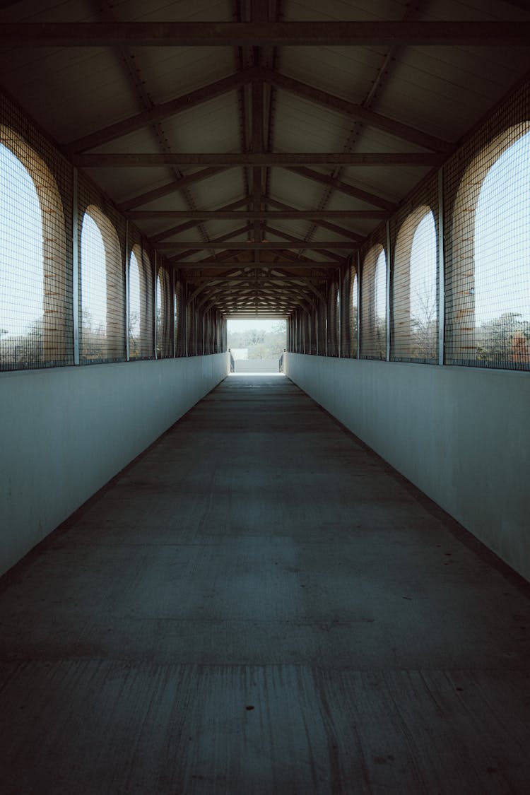 Inside A Pedestrian Tunnel 