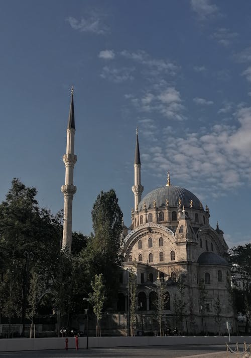View of the Nusretiye Mosque in Istanbul, Turkey