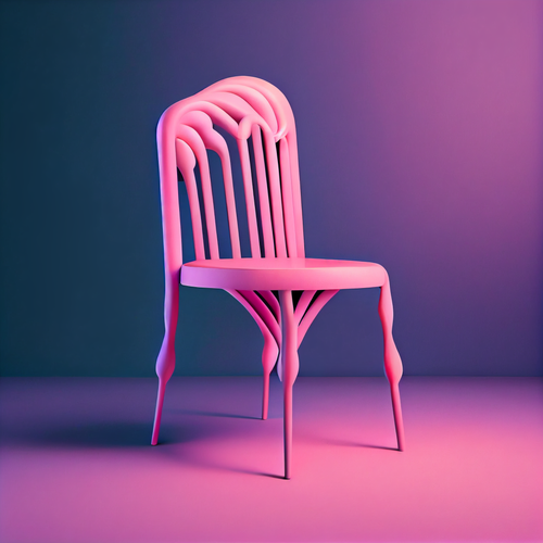 Free Flamingo Pink Chair  Stock Photo