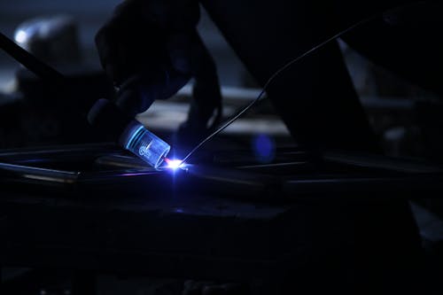 Welding in Close Up