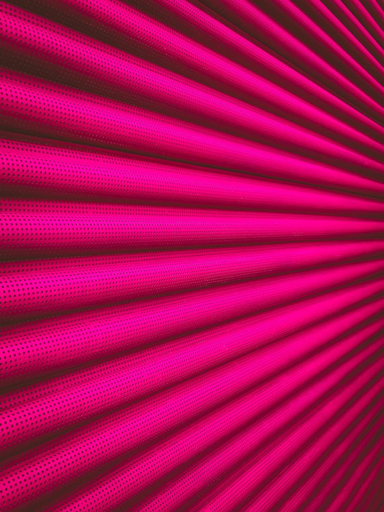 Neon Pink Corrugated Background