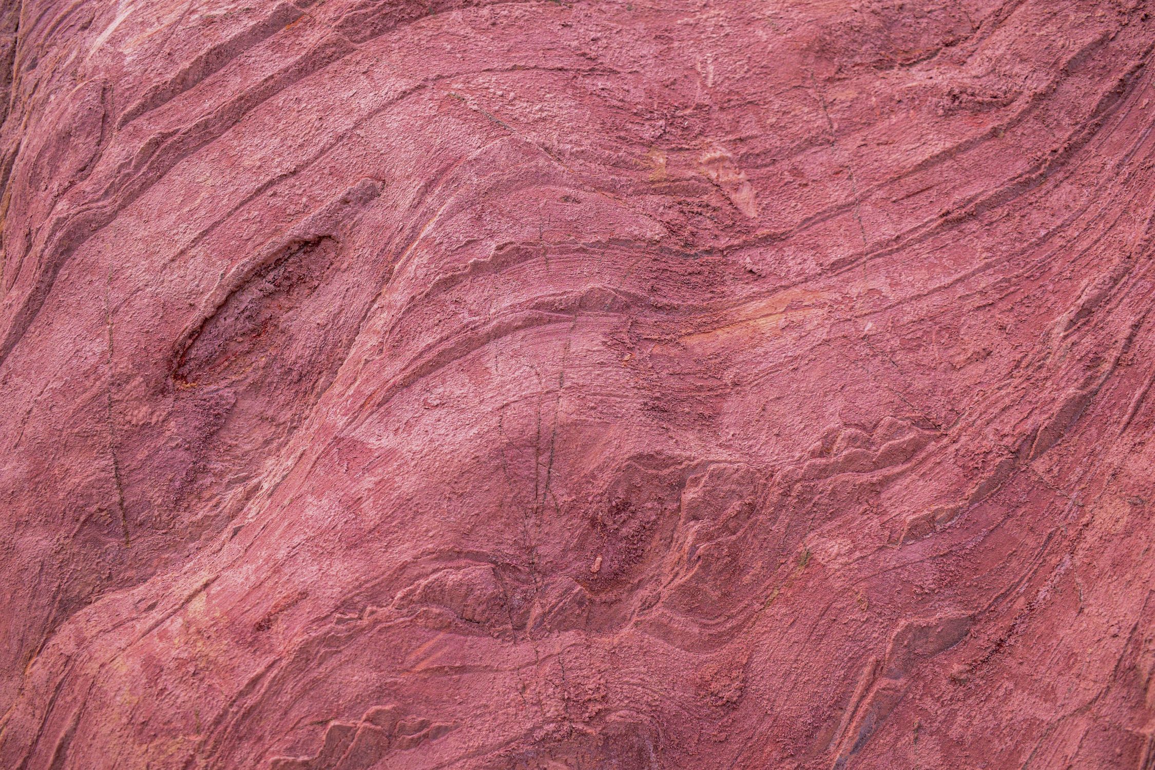 Pink Sandstone Wall Texture · Free Stock Photo