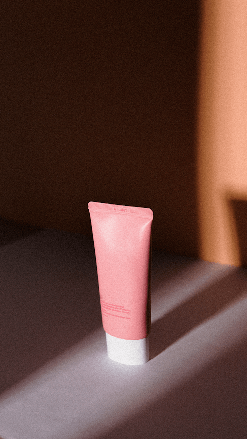 Photo of a Beauty Product in a Pink Tube