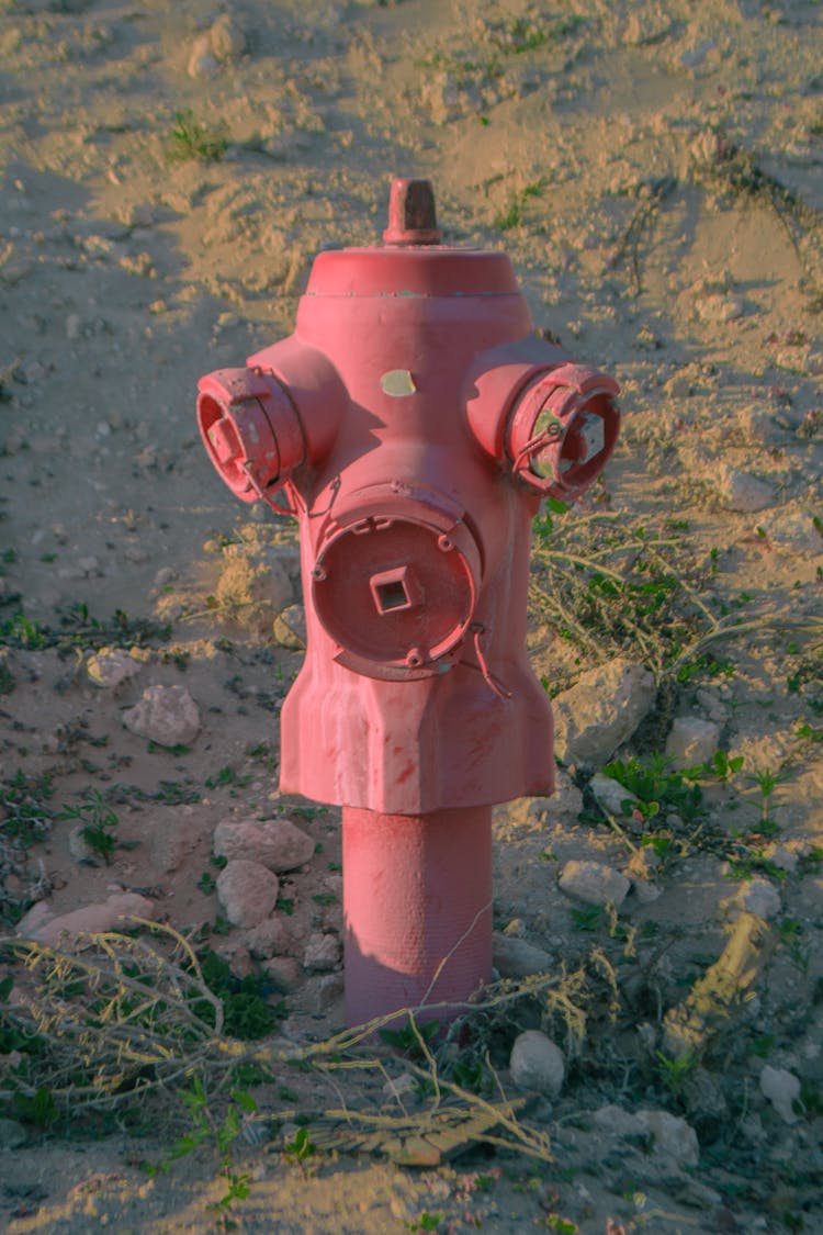 An Old Red Hydrant 