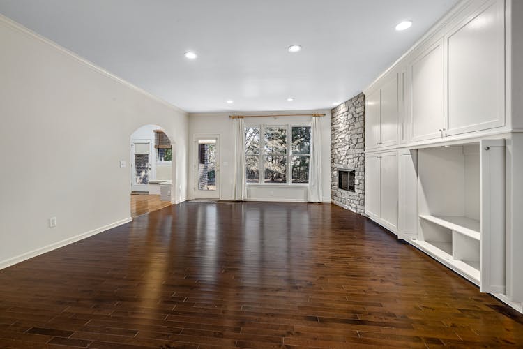 Brown Wooden Flooring In The House