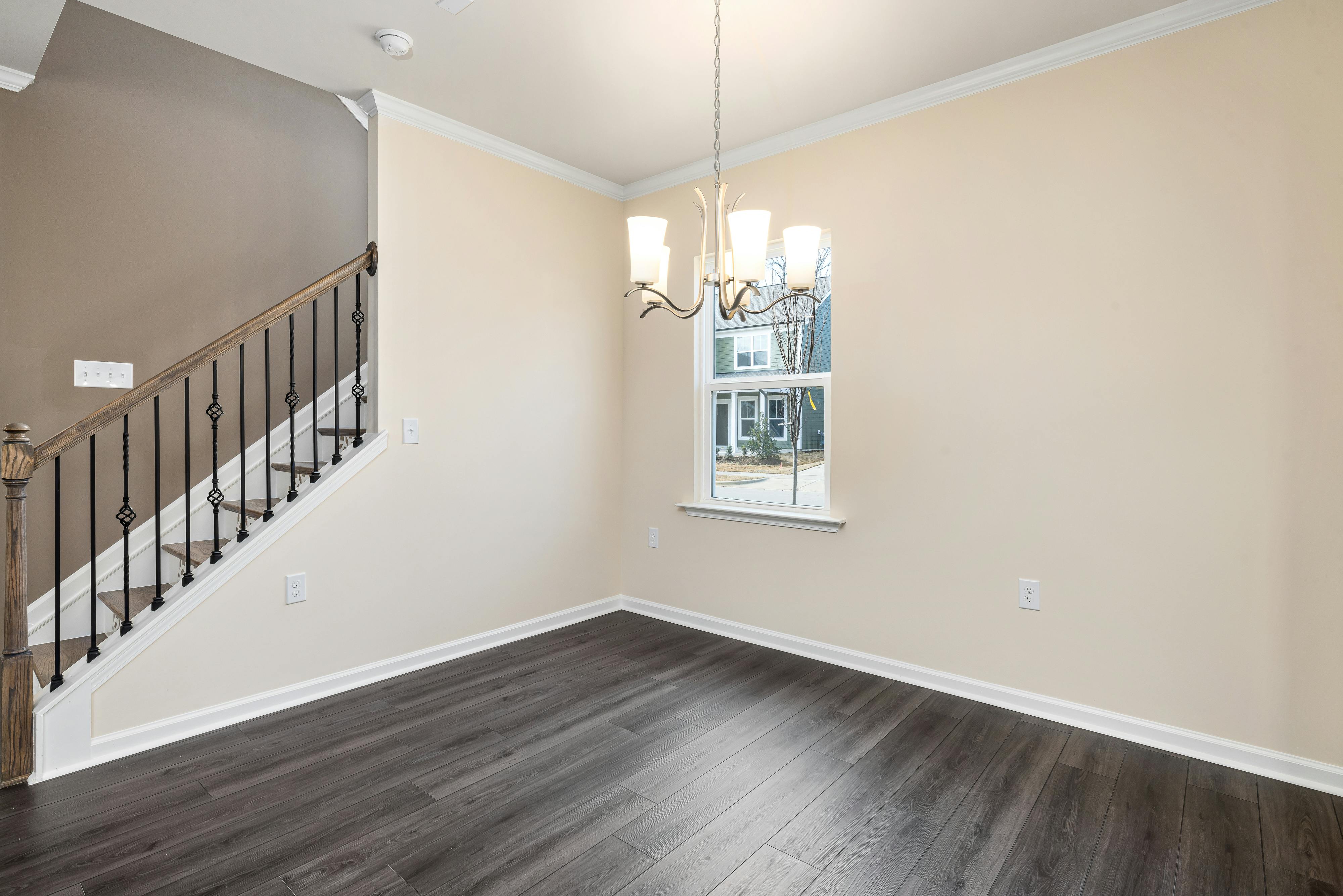 white walls and glass window in a house