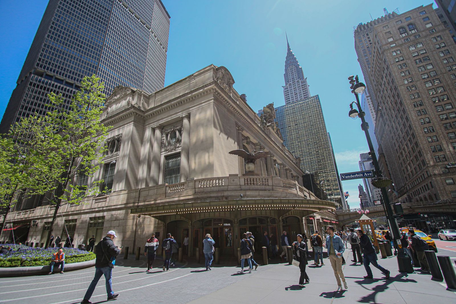 Grand Central Terminal and One Vanderbilt on Vanderbilt Avenue, New York City