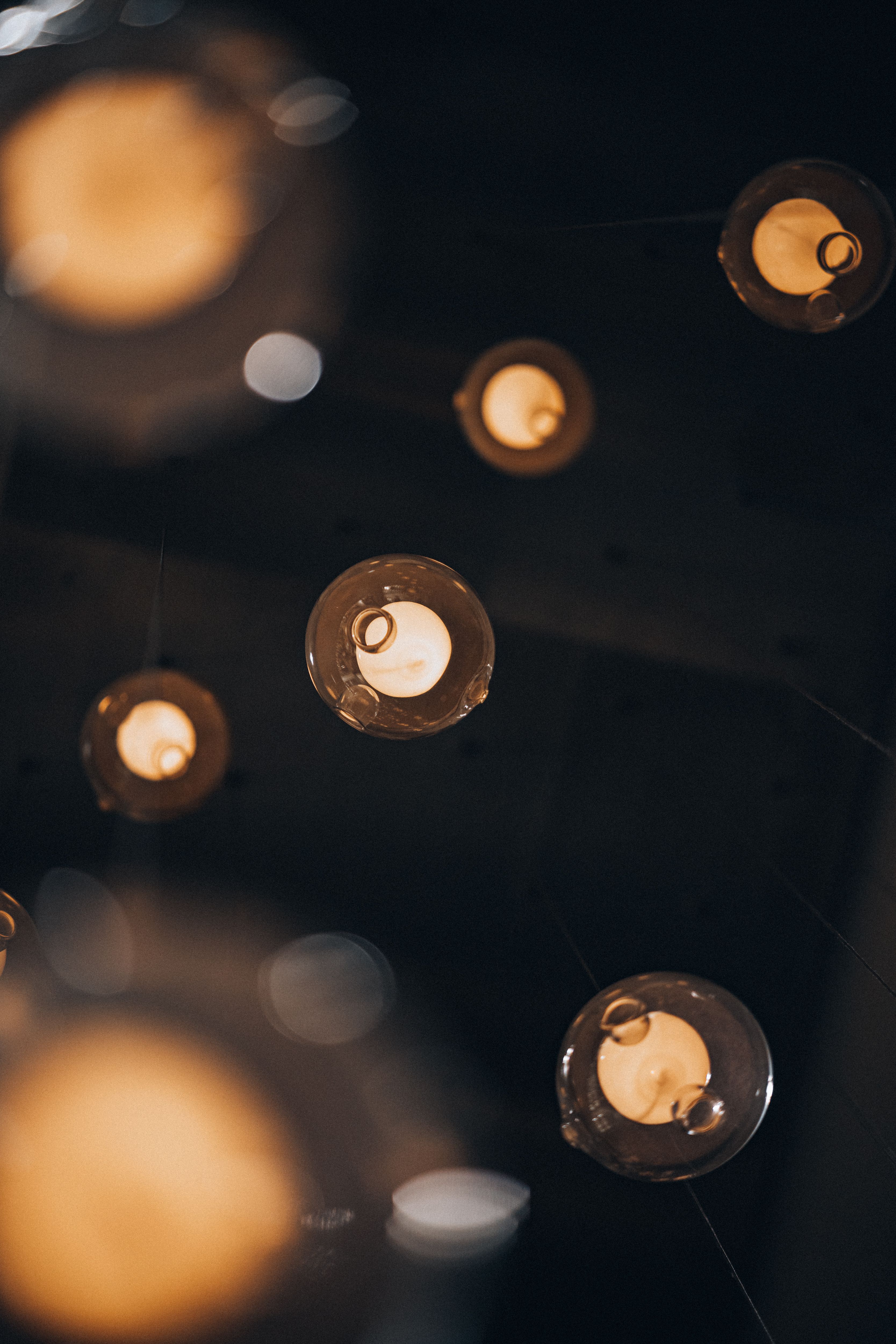 Down Below View of Hanging Lamps · Free Stock Photo