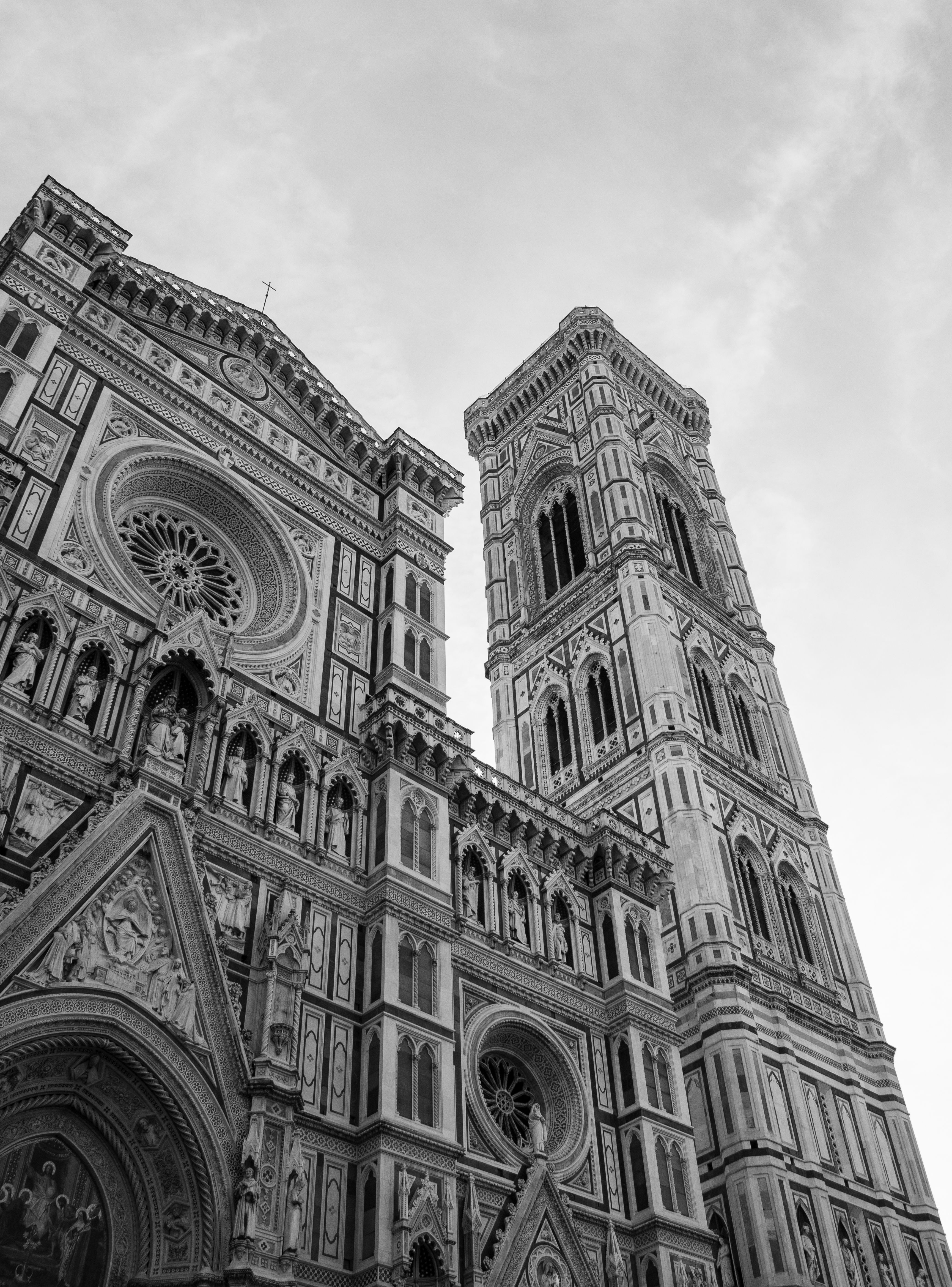 Black and White Photo of Florence Cathedral · Free Stock Photo
