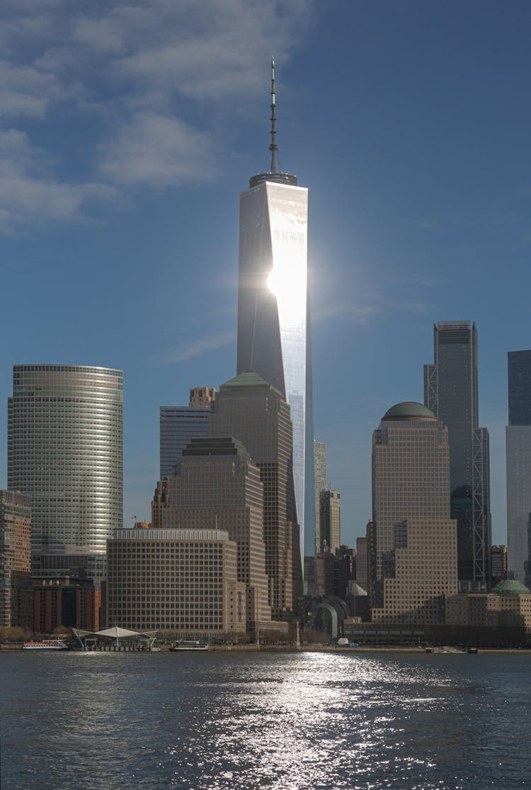 Modern Buildings In Waterfront City