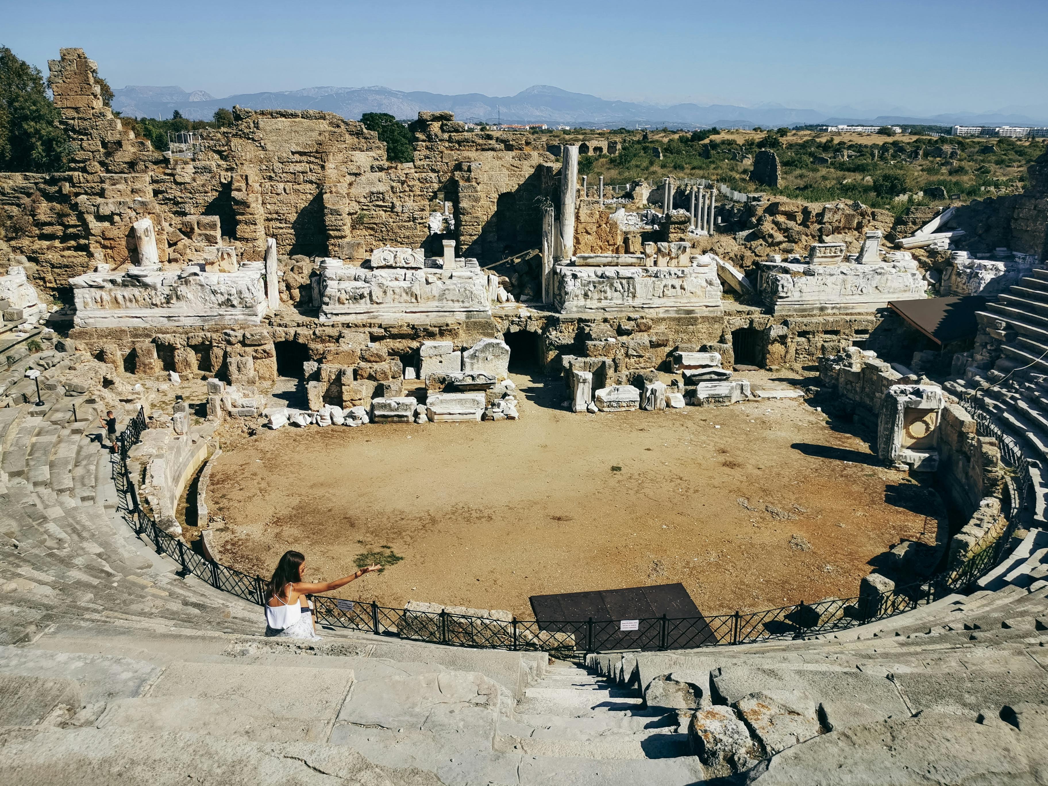 Ruins Of Amphitheater · Free Stock Photo