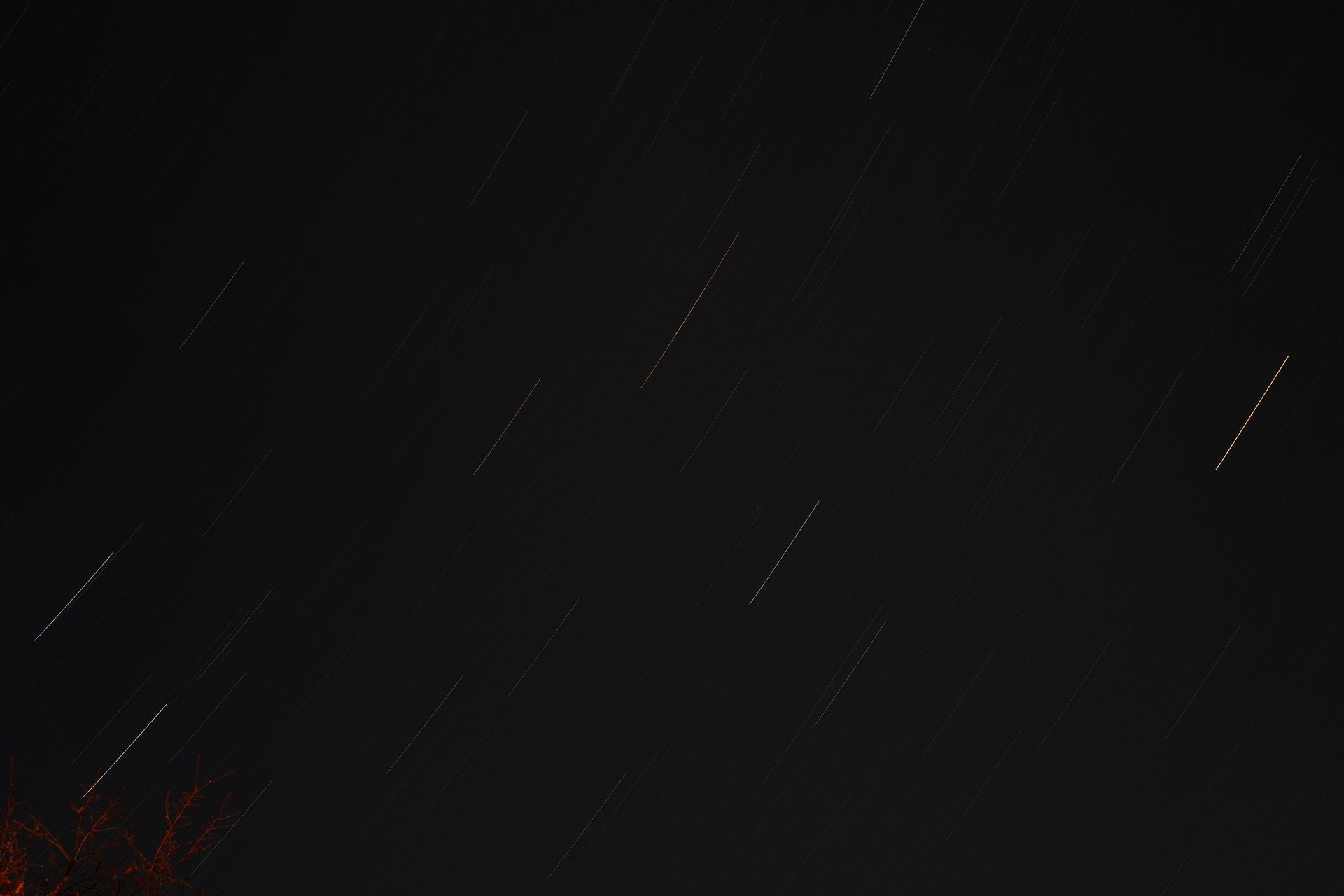 Falling Stars in the Night Sky