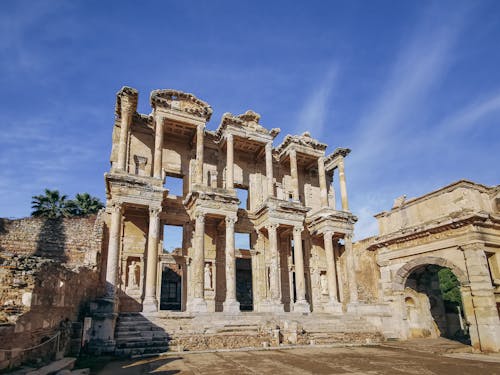 Gratis lagerfoto af arkæologi, bibliotek af celsus, efesos