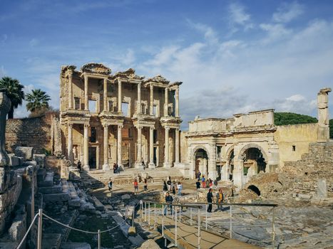 Library of Celsus in Modern Selcuk, Turkey 
