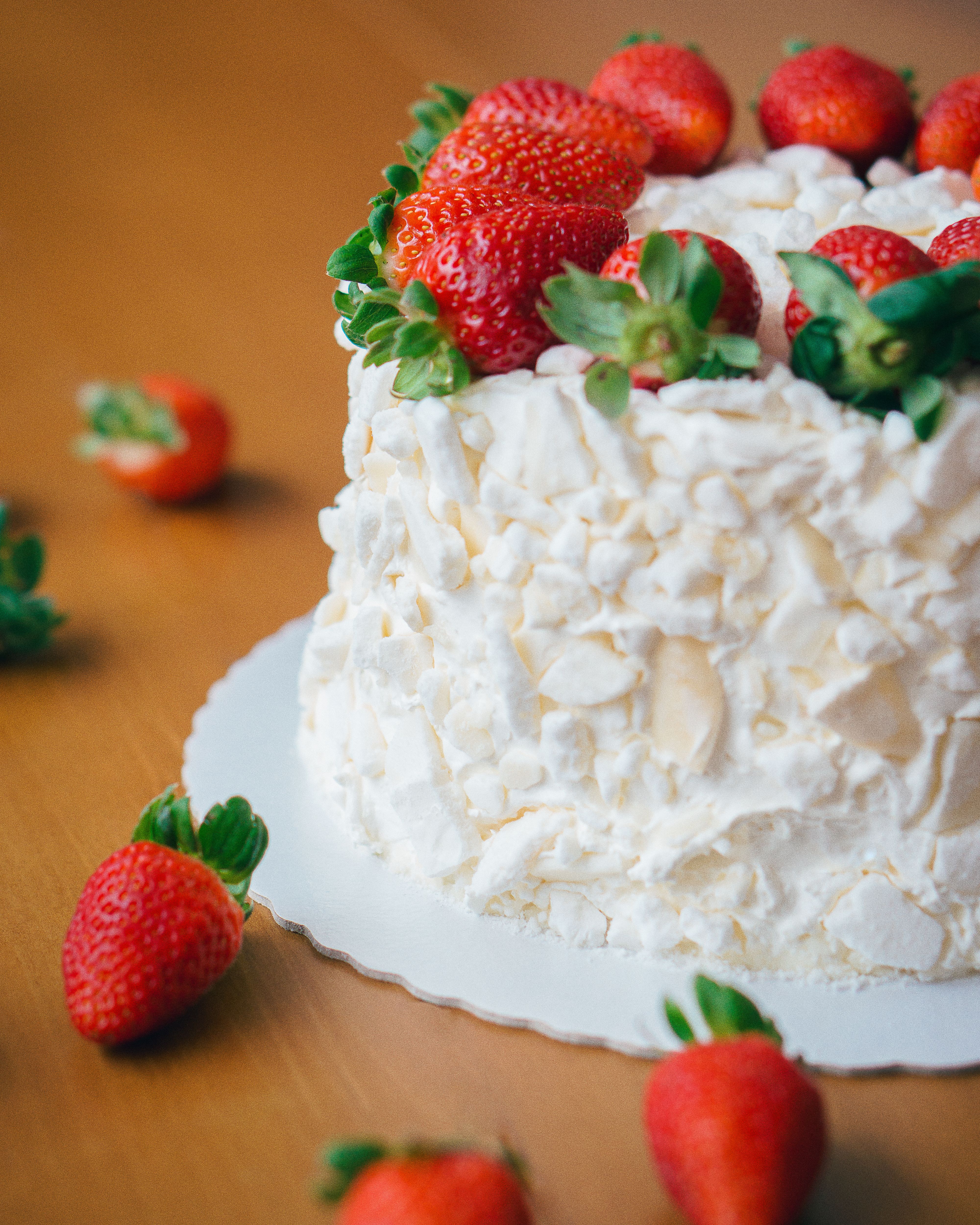 A Yummy Strawberry Cake · Free Stock Photo