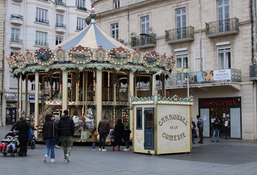 The Carrousel De La Comedie in Montpellier, France