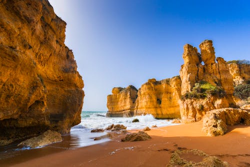 Beach Near Mountain