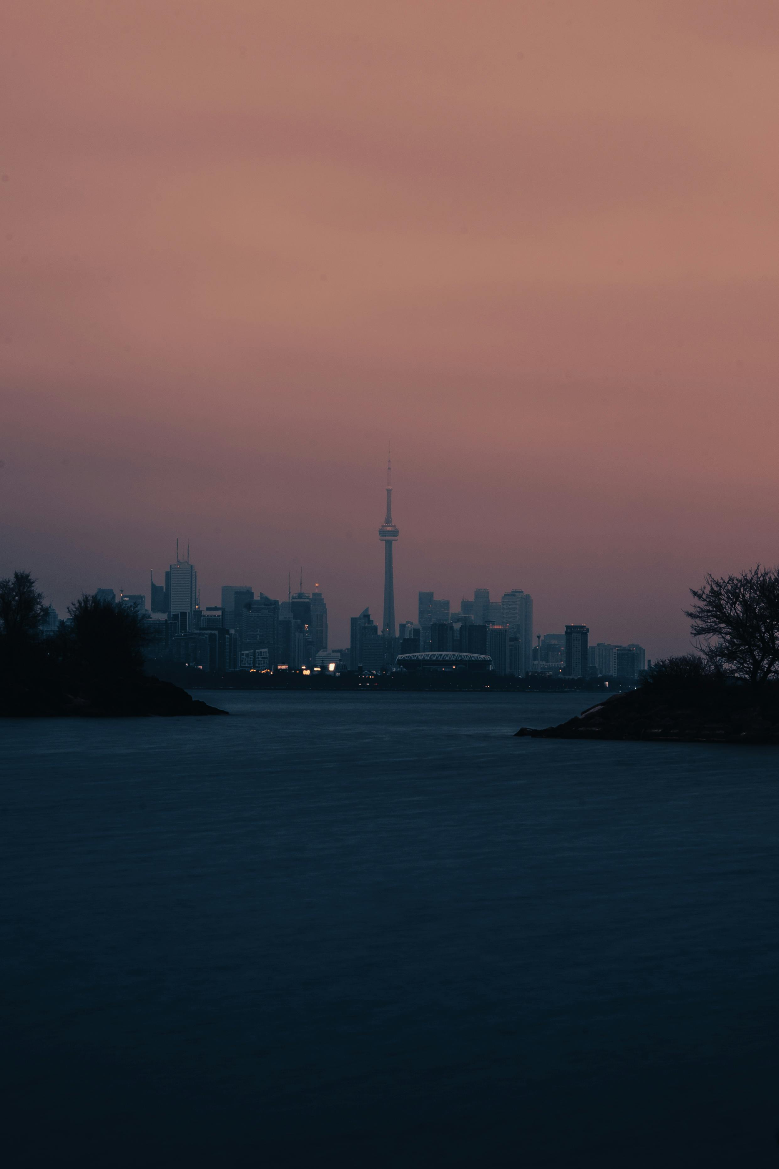 Download wallpaper 240x320 moody toronto, city, cityscape, old mobile, cell  phone, smartphone, 240x320 hd image background, 22704
