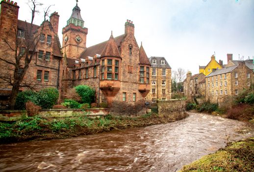 Dean Village in Edinburgh United Kingdom