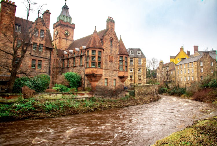 Dean Village In Edinburgh United Kingdom