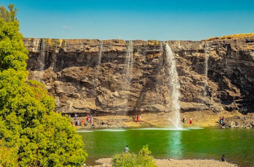 Imagine de stoc gratuită din călătorie, cascade, formațiuni stâncoase