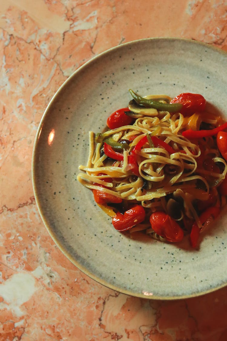 Pasta On Plate