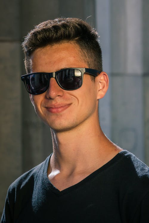 Portrait of Man Wearing Sunglasses