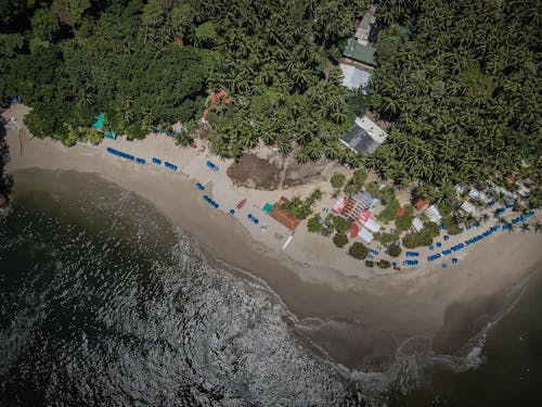 Aerial Photography of a Beach