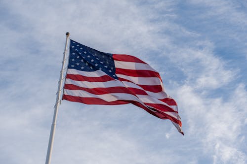 Foto profissional grátis de América, bandeira americana, bandeira do país