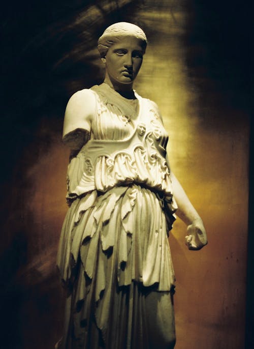 athena, dikey atış, heykel içeren Ücretsiz stok fotoğraf
