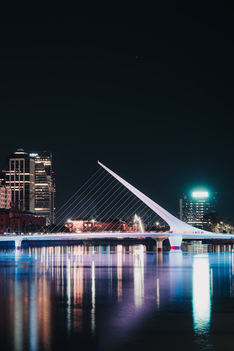 City Bridge At Night