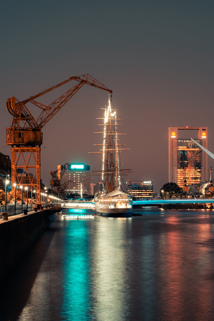 City Wharf At Night